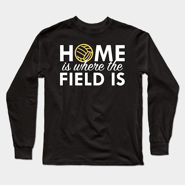 Home Is Where The Field Is Long Sleeve T-Shirt by nobletory